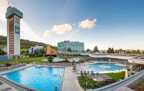 It definitely earns its place as one of the best swimming pool views in switzerland. Top Swiss Spas Bad Zurzach Thermal Spa Discover Germany Switzerland And Austria