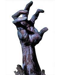 Zombie Hand Window Cling Decorations Spirithalloween Com Zombie Hand Zombie Halloween Artwork
