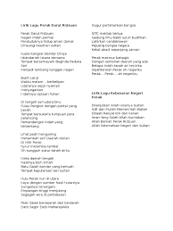 Loading the chords for 'lagu negeri perak (vokal berserta lirik)'. Lirik Lagu Perak Darul Ridzuan