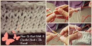 Check spelling or type a new query. How To Knit With A Crochet Hook The Knook Youtube