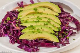 Photo De Recette De Salade De Chou Rouge Avocat Persil Facile Rapide Legere De Kilometre 0 Blog De Cuisine R Salade Chou Rouge Salade De Chou Chou Rouge