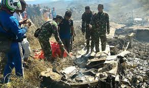 Indonesian tv footage showed relatives and friends of those aboard the plane weeping, praying and hugging each other. Indonesia Crash Hercules C130 Plane Collides With Mountain World News Express Co Uk