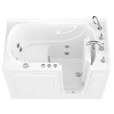 The home depot carries a wide range of standard and jetted tubs to choose from in styles and finishes that elevate your bathroom design. Walk In Tubs Bathtubs The Home Depot