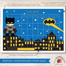 batman chore reward chart pack automatic by