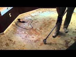 Remove Glue Down Wood Flooring Youtube Flooring Diy Flooring How To Remove Glue