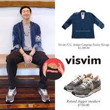 Namjoon x kapital x visvim. Bts Closet A Twitter Namjoon Ian Wearing Visvim F I L Indigo Camping Trailer 1 200 00 And Roland Jogger Sneakers 750 00 Namjoon Rm Rapmonster Bts Namjoonscloset Https T Co 6zmfixpame