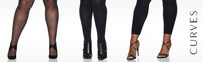 Hanes Womens Plus Size Curves Silky Sheer Legwear