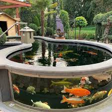 Koi pond is a pond which has been designed and built specifically to keep these colorful koi fish koi ponds offer relaxing and serene settings for any koi ponds are ponds used for holding koi, usually as part of a landscape. Homes Amazing Above Ground Koi Pond With Window Ideas Facebook