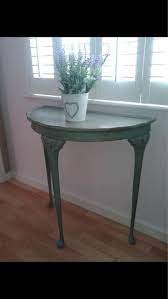 I Bought Myself A Half Moon Table From Gumtree And This Looks Like A Great Finish Farmhouse Entryway Table Half Moon Table Shabby Chic Furniture