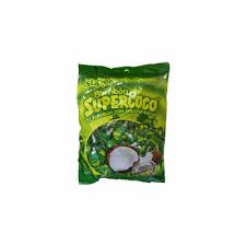 Supercoco Bombon Chupetas Caramelo Con Coco 384 G
