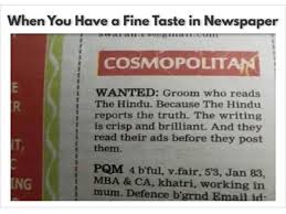 Most Hilarious Indian Matrimonial Ads ...