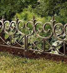 Fleur De Lis Edging Traditional Fencing By Plow Hearth Garden Edging Garden Flower Beds Garden Fence