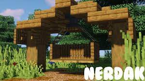 Minecraft Garden Swing Tutorial Youtube
