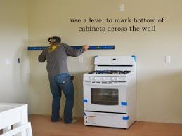 Installing Kitchen Cabinets