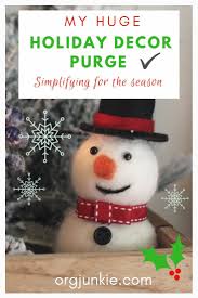 Take my new organizing expert online course! Declutter And Organize My Huge Holiday Decor Purge Of 2018