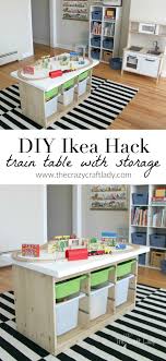 An Ikea Hack Train Activity Table Kinder Zimmer Trofast Kinderzimmer Ikea Diy