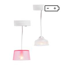 I was skeptical at first that a battery operated light could light up a home where i have not wired yet. Lundby 2 Ceiling Lights Battery Powered The Dolls House Boutique