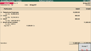 Prepaid insurance is commonly recorded, because insurance providers prefer to bill insurance in advance. Record Expenses With Gst In Purchase Payment Or Journal Voucher