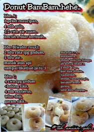 Resep donat lembut dan empuk tanpa telur. Resepi Donut Tanpa Telur