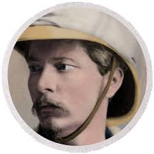 Henry Stanley, Welsh Explorer and Journalist #1 Round Beach Towel