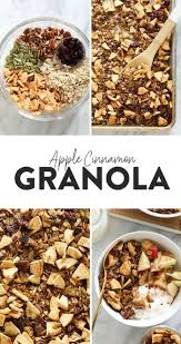 Homemade Granola Never Tasted So Good Try This Fall Inspired Apple Cinnamon Granol Granola Recipe Homemade Healthy Homemade Granola Recipe Fall Granola Recipe