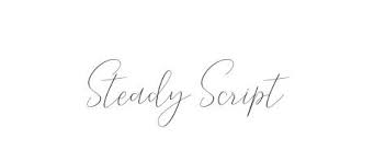 Script typefaces are based upon the varied and often fluid stroke created by handwriting, pretty much like the cursive fonts just typically more elegant. Steady Script Font Family Typeface Free Download Ttf Otf Fontmirror Com