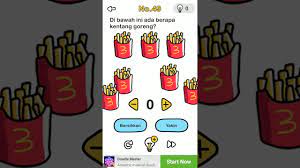 Ada total 10 kotak kentang goreng di layar. Jawaban Brain Out Level 49 Ada Berapa Kentang Goreng Youtube