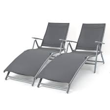 Authentic hotel and spa turkish cotton monogrammed towel cover for standard size chaise lounge chair details. Walnew Set Of 2 Patio Lounge Chairs Adjustable Pool Chaise Lounge Chairs Folding Outdoor Recliners Beige Walmart Com Walmart Com