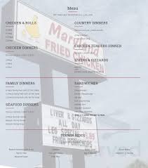 .to south carolina how many miles and kilometers, how far is it from maryland to south the air travel (bird fly) shortest distance between maryland and south carolina is 706 km= 439 if you travel with an airplane (which has average speed of 560 miles) from maryland to south carolina, it takes. Maryland Fried Chicken Menu In Myrtle Beach South Carolina Usa