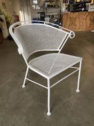 All these materials have a share of their pros and cons. Mesh Outdoor Chairs 4 For Sale On 1stdibs