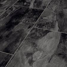 The good news here is that you aren't stuck with just gray or black. Dark Grey Slate Moisture Resistant Tile Effect Laminate Flooring 2 28m2 Wickes Co Uk