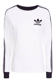Adidas Black And White Long Sleeve Shirt California Long Sleeve T Shirt By Adidas Originals White Cotton T Shirts Adidas Originals Tops Purple Long Sleeve Tops