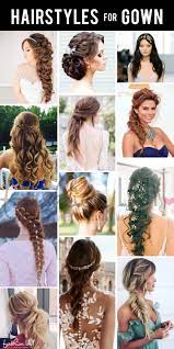 This is a special section for such occasions as prom for graduates. Different Hairstyles For Gowns In An Effort To Make Things Simpler On You We Ve Put Together A Guide On How Hairstyles For Gowns Ball Hairstyles Hair Styles