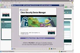 Cannot Load Cisco Sdm