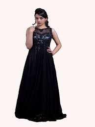 Net Designer Black Gown By Aashu Khan Women S Clothes Online India Clothes For Women Party Dresses Online Womens Dresses