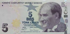 Check spelling or type a new query. Wang Kertas 5 Turkish Lira Turki 2009 9 Emission Wor P 222c