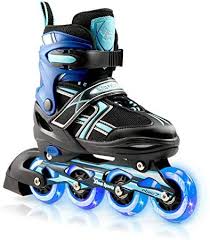 Check spelling or type a new query. Amazon Com Xinosports Kids Inline Skates For Girls Boys Adjustable Roller Blades With Led Illuminating Light Up Wheels Youth Skates Can Be Used Indoors Outdoors Sports Outdoors