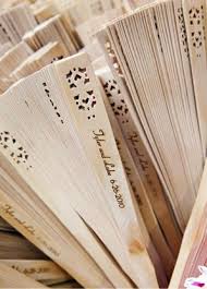 Ceremony Wooden Fans Great For A Beach Wedding Favor Beach Wedding Favors Wedding Fans Creative Wedding Favors