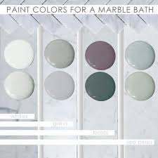 Diy Blogger Stefanie Schiada Of Brooklyn Limestone Tells Glidden How To Work With The Marble Bathroo Marble Bathroom Bathroom Color Schemes Painting Bathroom
