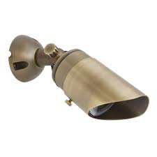 Downlight For Low Voltage Landscape Lighting Brass Polished Finish