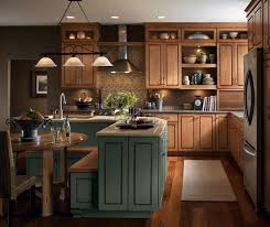 light maple cabinets in transitional