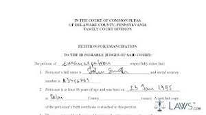 Free Form Emancipation Petition - Free Legal Forms - Laws.com