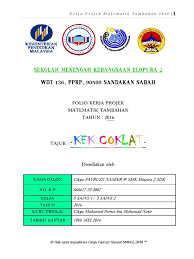For more information and source,. Contoh Jawapan Kerja Projek Matematik Tambahan 2017