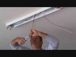 Choose from our selection of fluorescent light fixtures in a wide range of styles and sizes. How To Install A Surface Mounted Fluorescent Light Fixture Part 5 Youtube