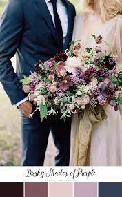 10 Stunning Autumn Wedding Colour Palettes Chic Vintage Brides Fall Wedding Color Palette Purple Wedding Bouquets Purple Fall Wedding