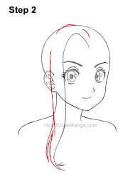 Maybe you would like to learn more about one of these? How To Draw A Manga Girl With Long Hair 3 4 View Step By Step Pictures How 2 Draw Manga
