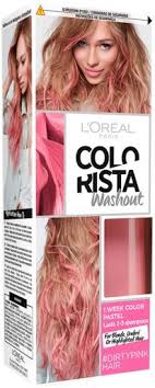 99 ($7.25/count) save more with subscribe & save. L Oreal Paris Colorista Wash Out Temporary Hair Color 3 Dirty Pink