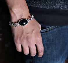 Check spelling or type a new query. Shiny Silver Plated Black Stone Bracelet For Men Buy Online At Best Prices In Pakistan Daraz Pk