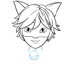Do you want to draw cat noir and kwami tikki fandom : How To Draw Cat Noir From Miraculous Really Easy Drawing Tutorial