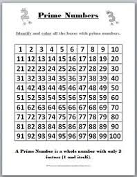 Image Result For Prime Numbers On A 100 Chart Prime